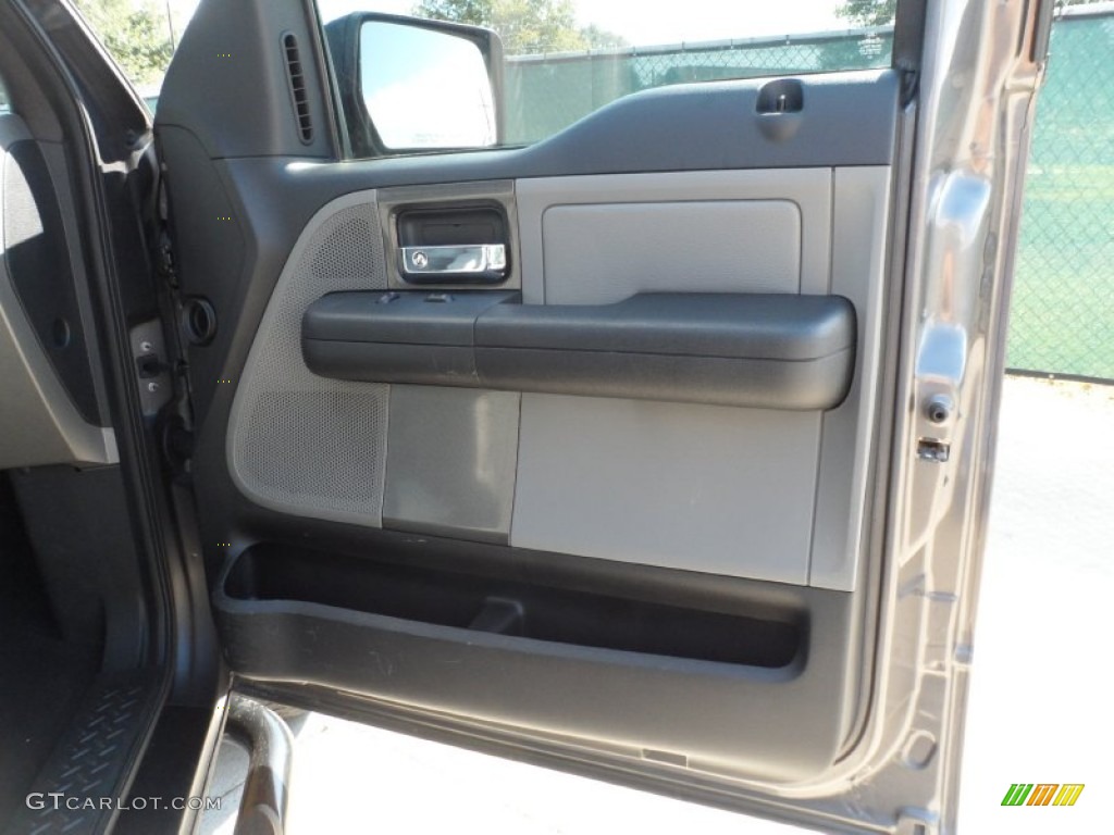 2004 F150 FX4 SuperCrew 4x4 - Dark Shadow Grey Metallic / Black/Medium Flint photo #24