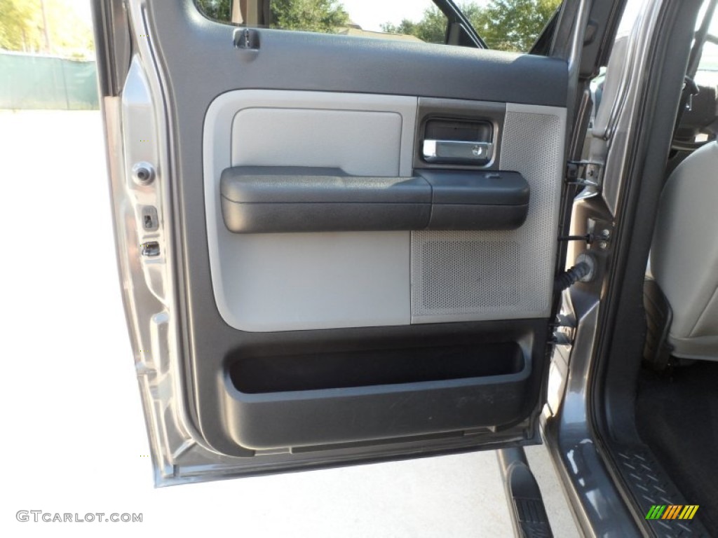 2004 F150 FX4 SuperCrew 4x4 - Dark Shadow Grey Metallic / Black/Medium Flint photo #29