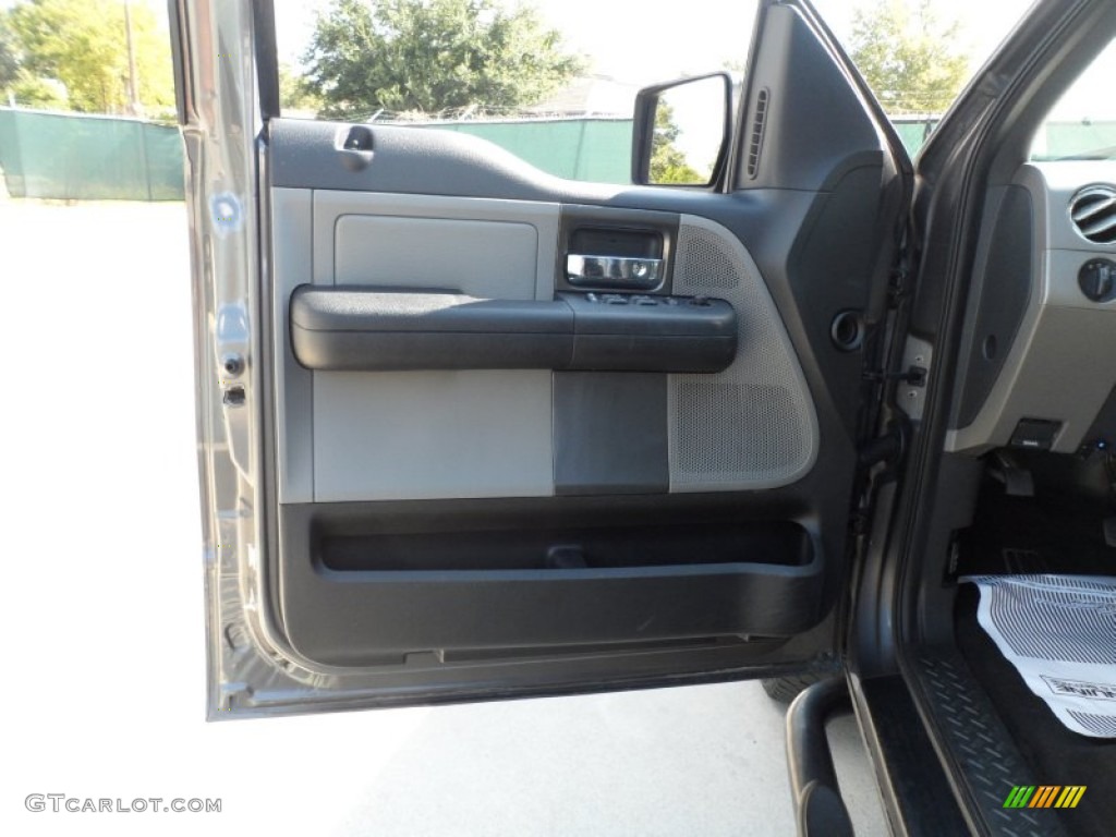 2004 F150 FX4 SuperCrew 4x4 - Dark Shadow Grey Metallic / Black/Medium Flint photo #31