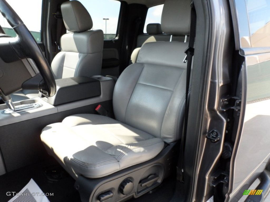 2004 F150 FX4 SuperCrew 4x4 - Dark Shadow Grey Metallic / Black/Medium Flint photo #33