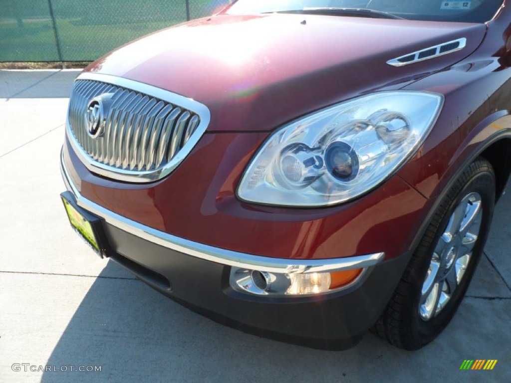 2010 Enclave CXL AWD - Red Jewel Tintcoat / Cashmere/Cocoa photo #11