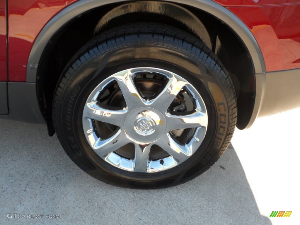 2010 Enclave CXL AWD - Red Jewel Tintcoat / Cashmere/Cocoa photo #13