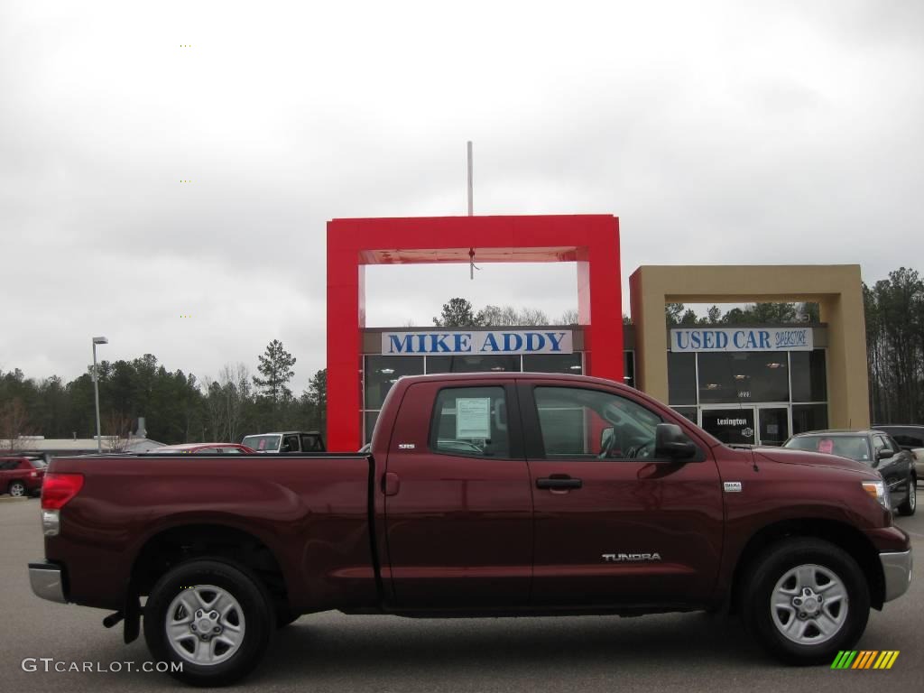 2008 Tundra SR5 Double Cab - Salsa Red Pearl / Graphite Gray photo #4