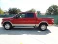2010 Red Candy Metallic Ford F150 Lariat SuperCrew  photo #6