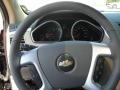 Cashmere/Dark Gray 2012 Chevrolet Traverse LT Steering Wheel