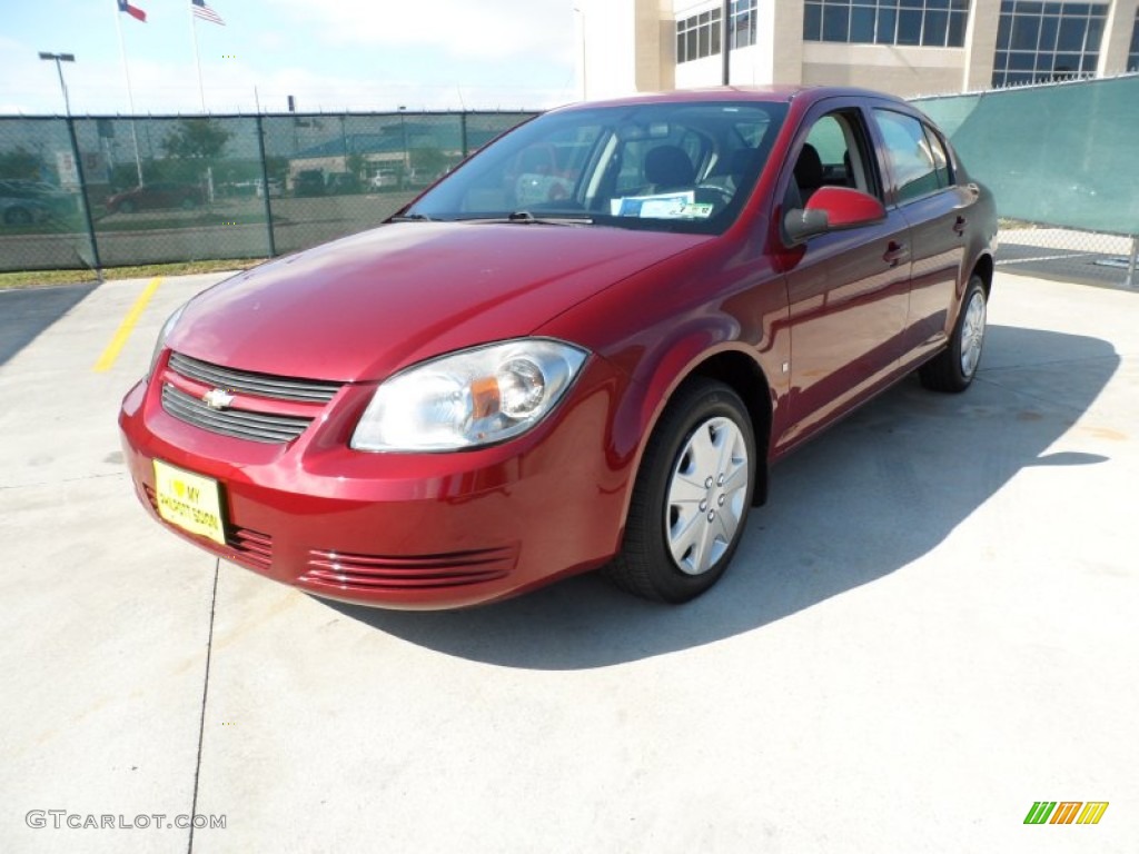 2009 Cobalt LT Sedan - Sport Red / Ebony photo #7