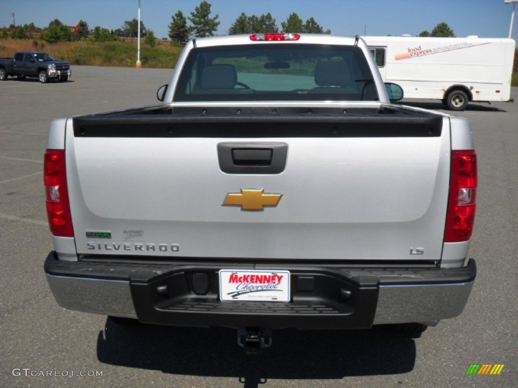 2012 Silverado 1500 LS Regular Cab - Silver Ice Metallic / Dark Titanium photo #3