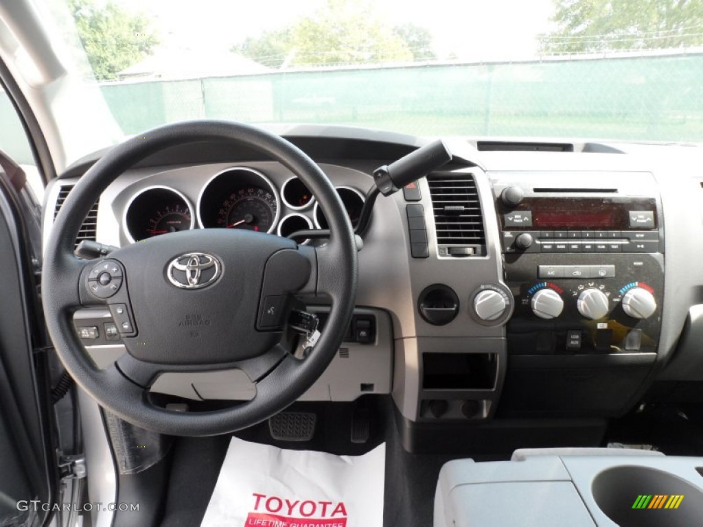 2012 Toyota Tundra Texas Edition CrewMax Graphite Dashboard Photo #55006099