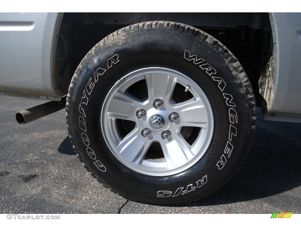 2008 Dakota SLT Extended Cab - Bright Silver Metallic / Dark Slate Gray/Medium Slate Gray photo #35