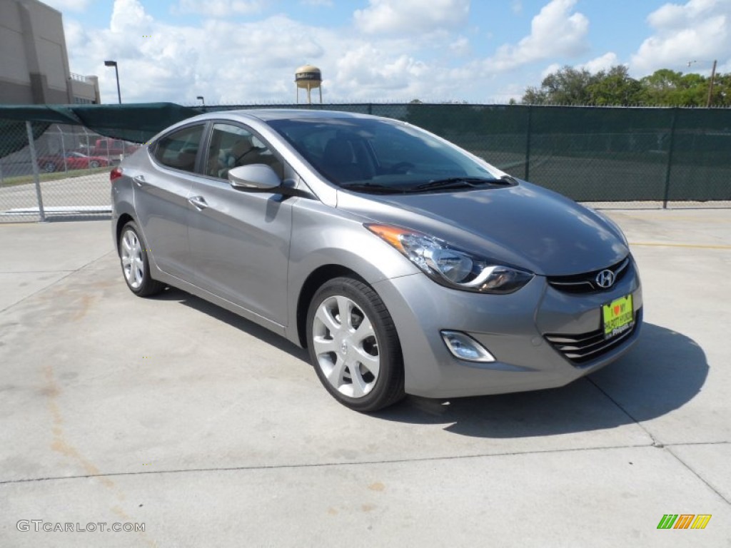 2012 Elantra Limited - Titanium Gray Metallic / Gray photo #1