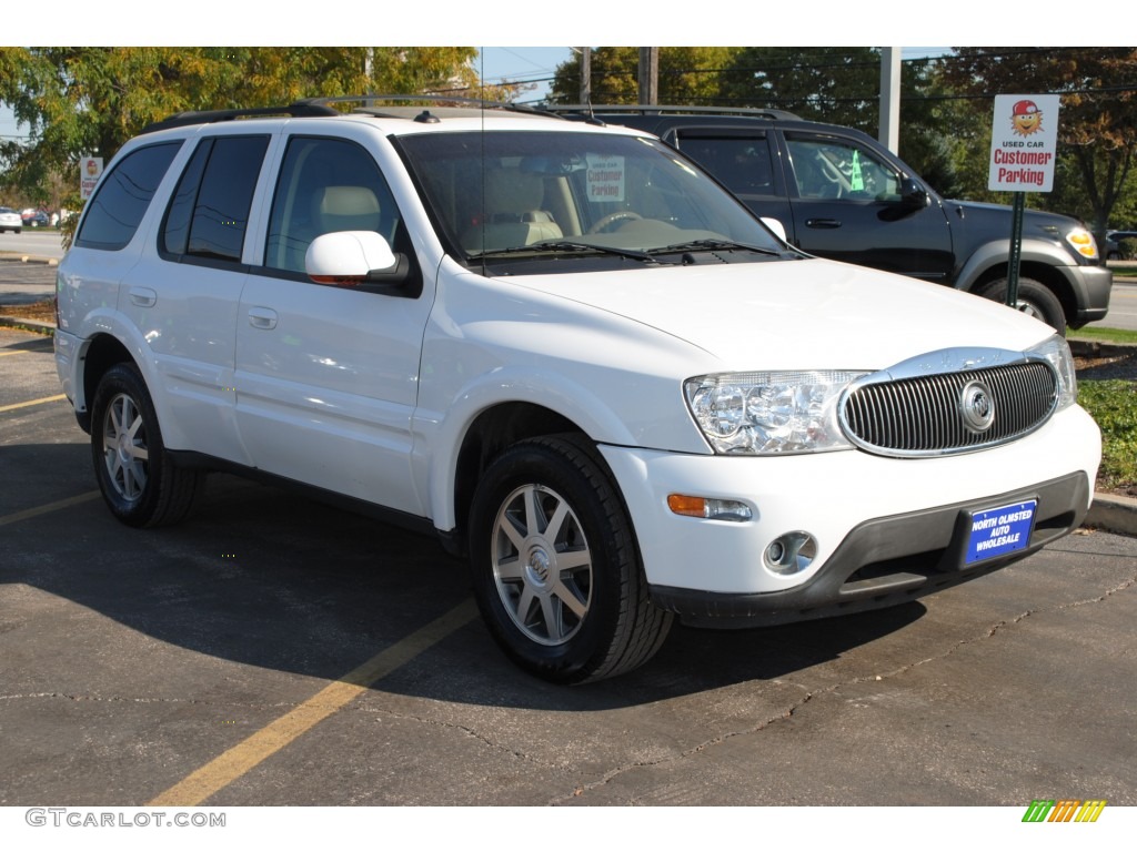 2004 Rainier CXL AWD - Olympic White / Light Cashmere photo #8