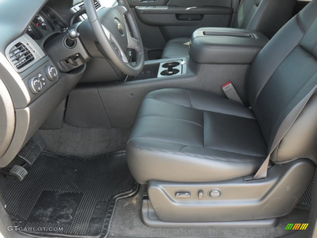 Ebony Interior 2012 Chevrolet Tahoe Z71 4x4 Photo #55006633