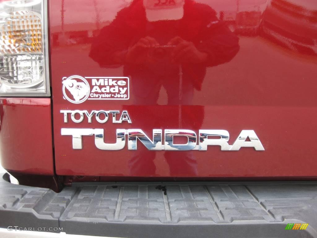 2008 Tundra SR5 Double Cab - Salsa Red Pearl / Graphite Gray photo #23