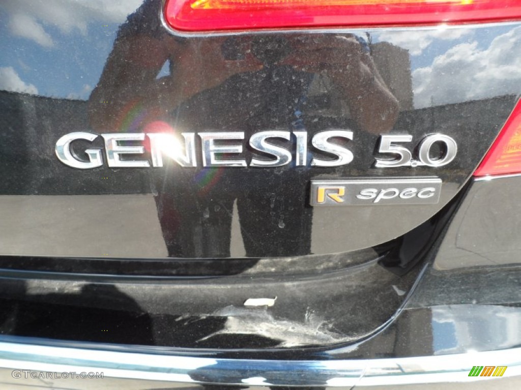 2012 Hyundai Genesis 5.0 R Spec Sedan Marks and Logos Photo #55006954
