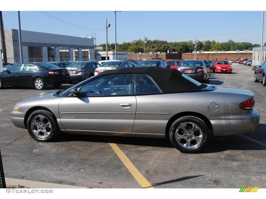 1998 Sebring JXi Convertible - Bright Platinum Metallic / Agate Black/Light Camel photo #4