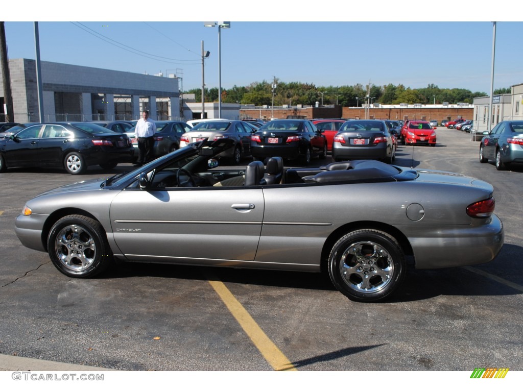 1998 Sebring JXi Convertible - Bright Platinum Metallic / Agate Black/Light Camel photo #5