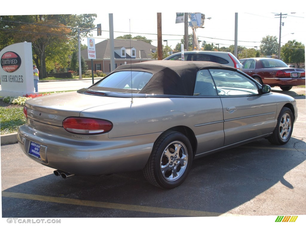 1998 Sebring JXi Convertible - Bright Platinum Metallic / Agate Black/Light Camel photo #10