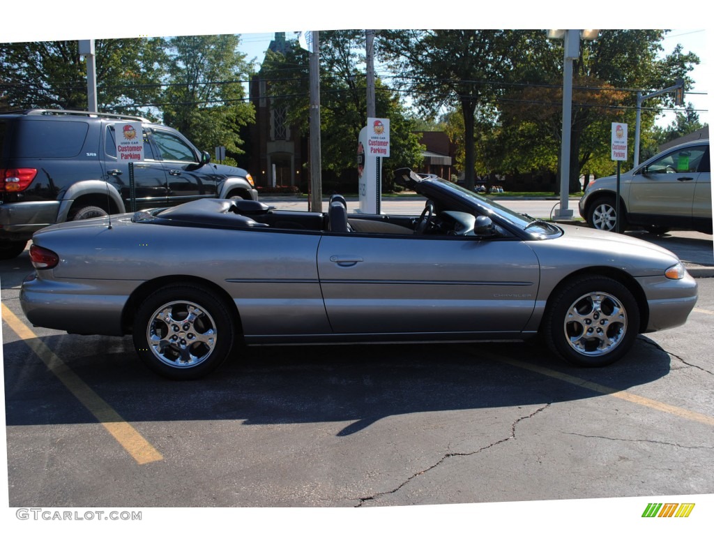 1998 Sebring JXi Convertible - Bright Platinum Metallic / Agate Black/Light Camel photo #13