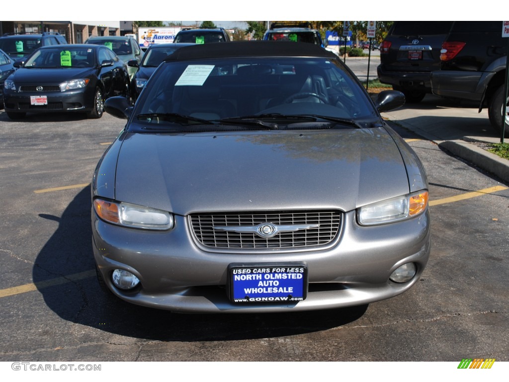 1998 Sebring JXi Convertible - Bright Platinum Metallic / Agate Black/Light Camel photo #16