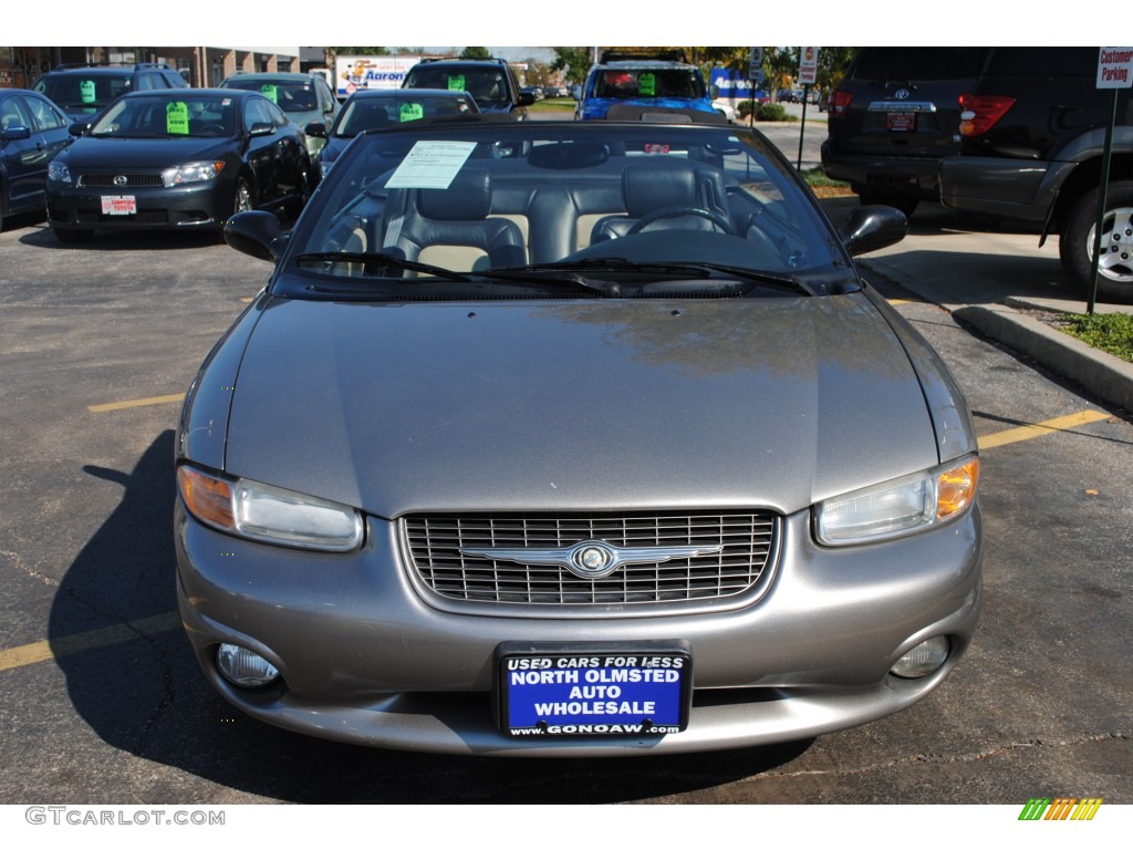 1998 Sebring JXi Convertible - Bright Platinum Metallic / Agate Black/Light Camel photo #17
