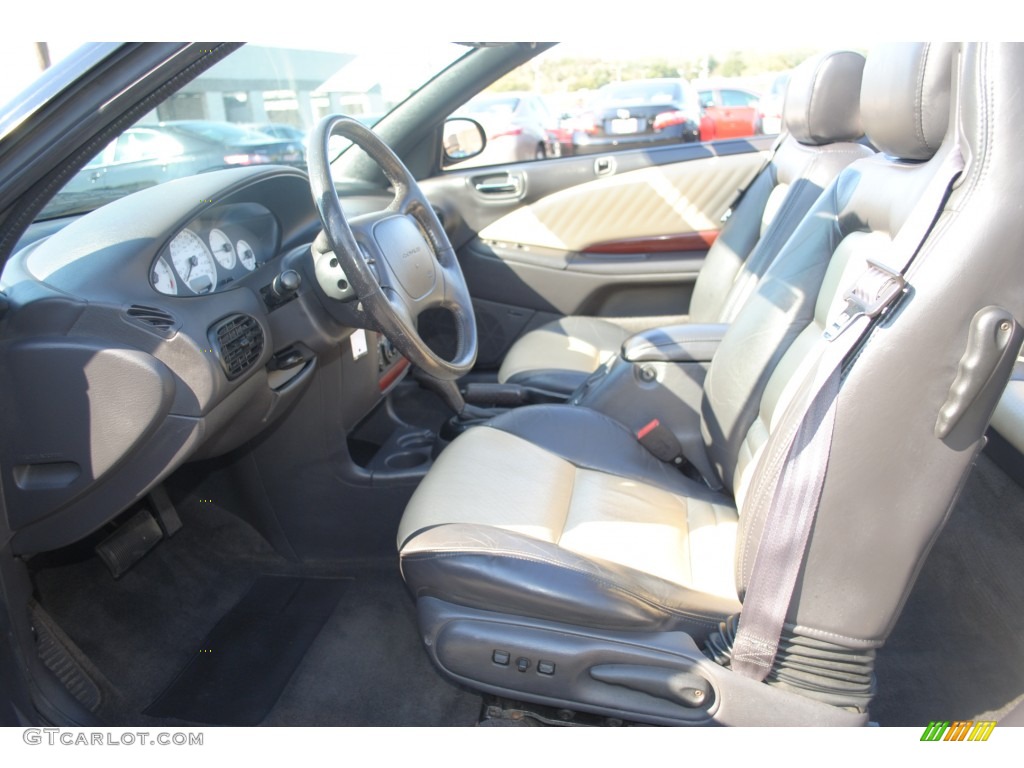 1998 Sebring JXi Convertible - Bright Platinum Metallic / Agate Black/Light Camel photo #22