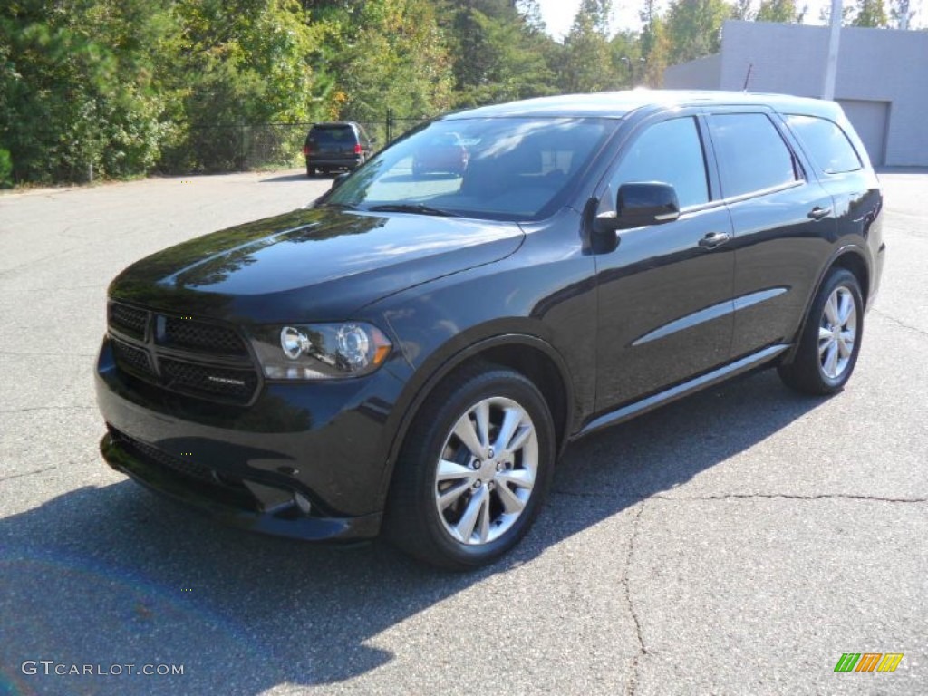 Brilliant Black Crystal Pearl 2012 Dodge Durango R/T Exterior Photo #55008990
