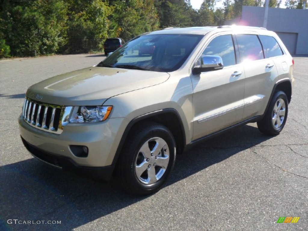 2012 Grand Cherokee Limited - White Gold Metallic / Black/Light Frost Beige photo #1