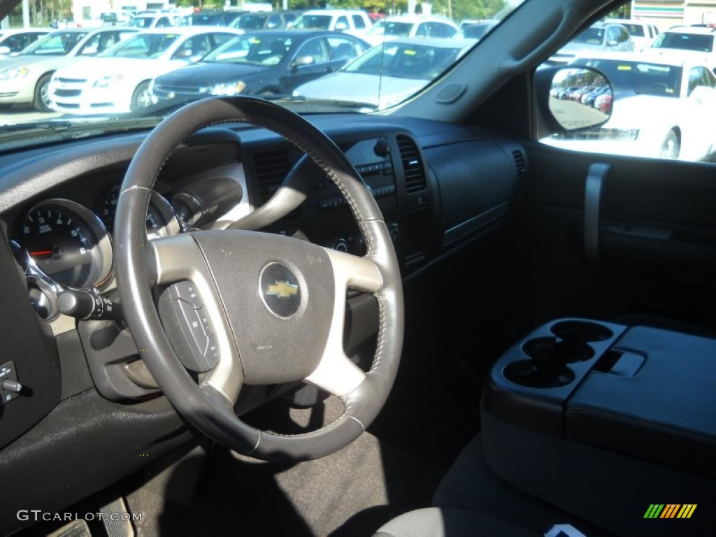 2009 Silverado 1500 LT Extended Cab 4x4 - Blue Granite Metallic / Ebony photo #9