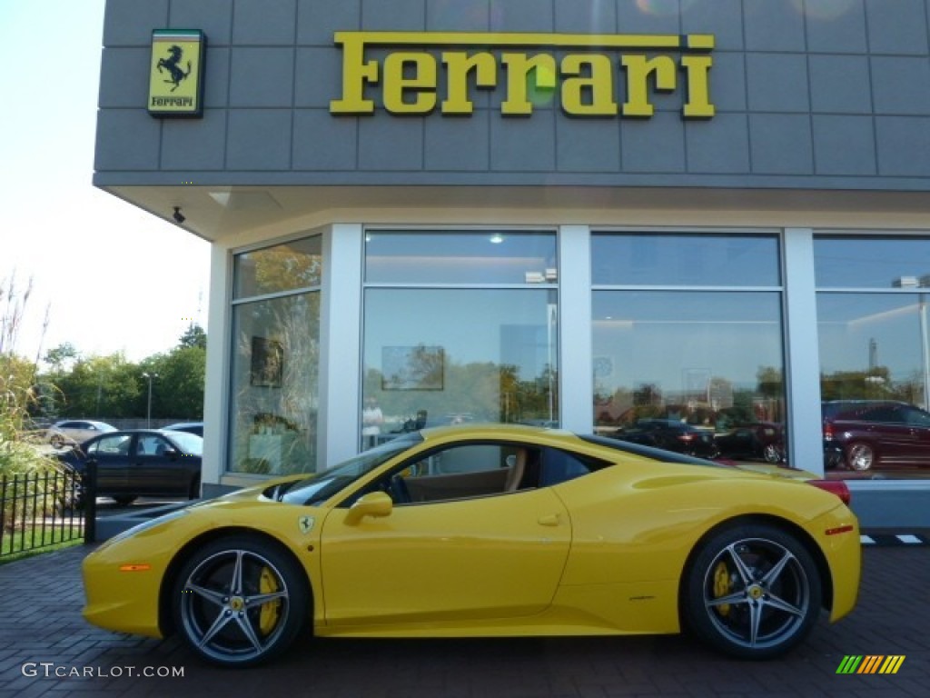 Giallo Modena (Yellow) 2011 Ferrari 458 Italia Exterior Photo #55010408