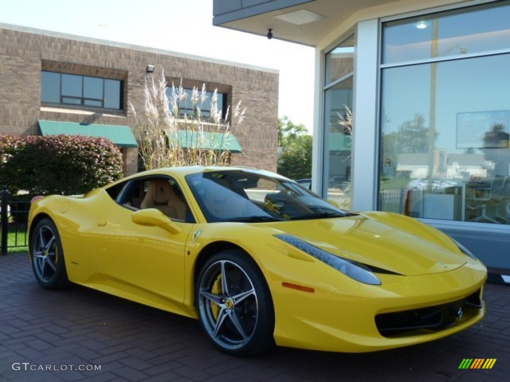 Giallo Modena (Yellow) 2011 Ferrari 458 Italia Exterior Photo #55010444