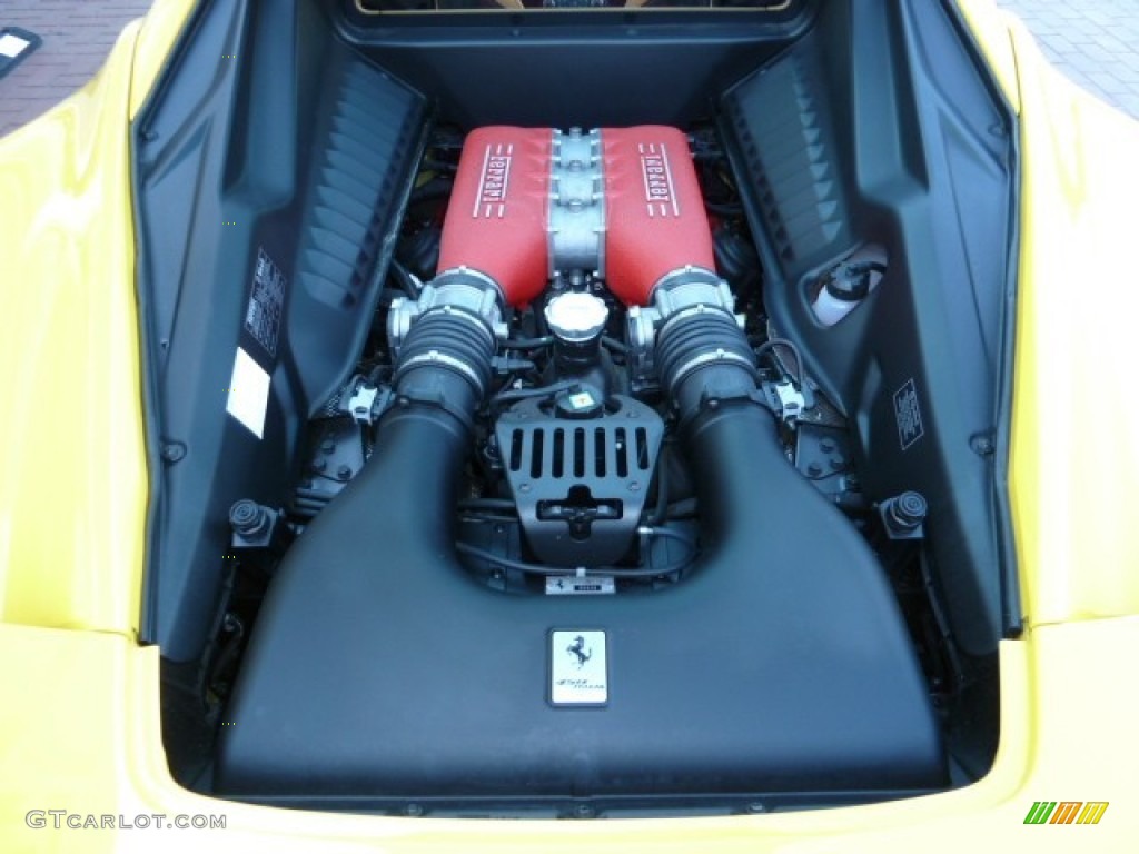 2011 Ferrari 458 Italia 4.5 Liter GDI DOHC 32-Valve VVT V8 Engine Photo #55010489