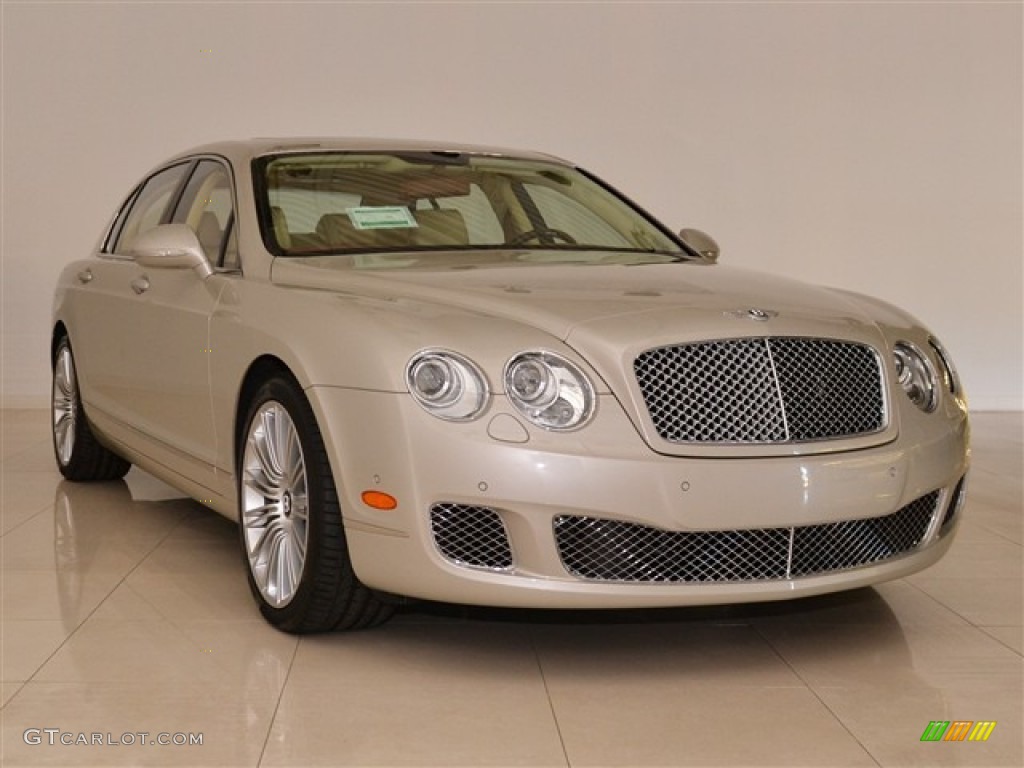 2012 Continental Flying Spur Speed - White Sand / Magnolia/Saddle photo #4