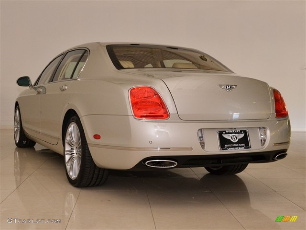 2012 Continental Flying Spur Speed - White Sand / Magnolia/Saddle photo #5
