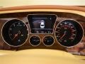 2012 Bentley Continental Flying Spur Magnolia/Saddle Interior Gauges Photo