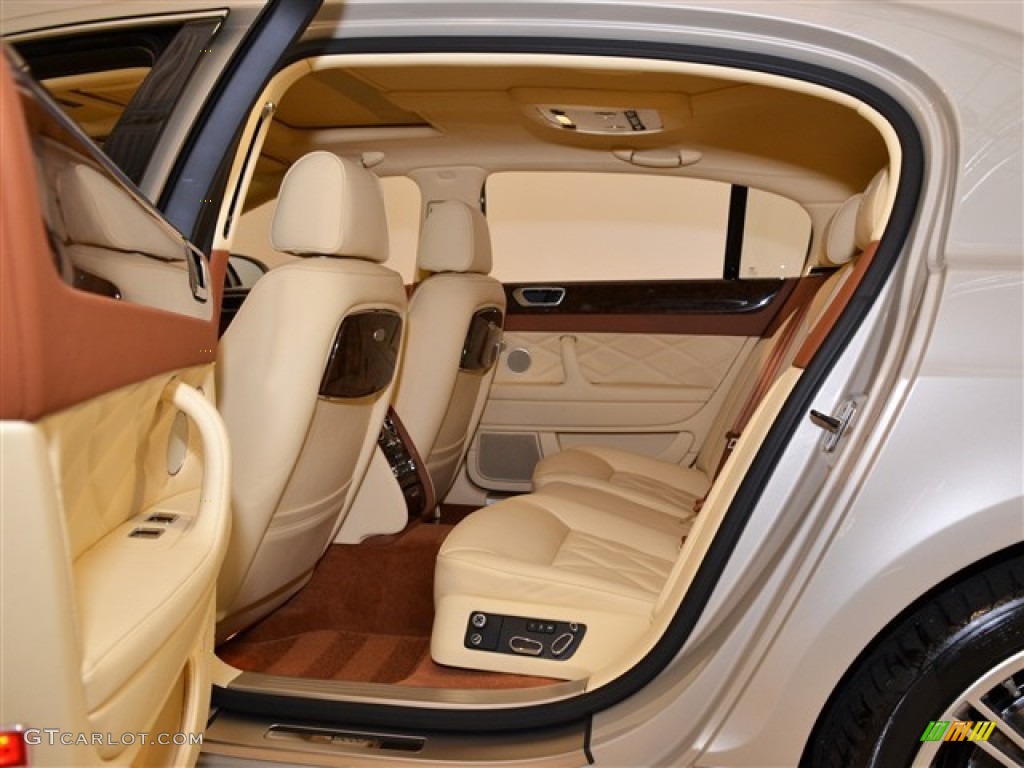 Magnolia/Saddle Interior 2012 Bentley Continental Flying Spur Speed Photo #55010804