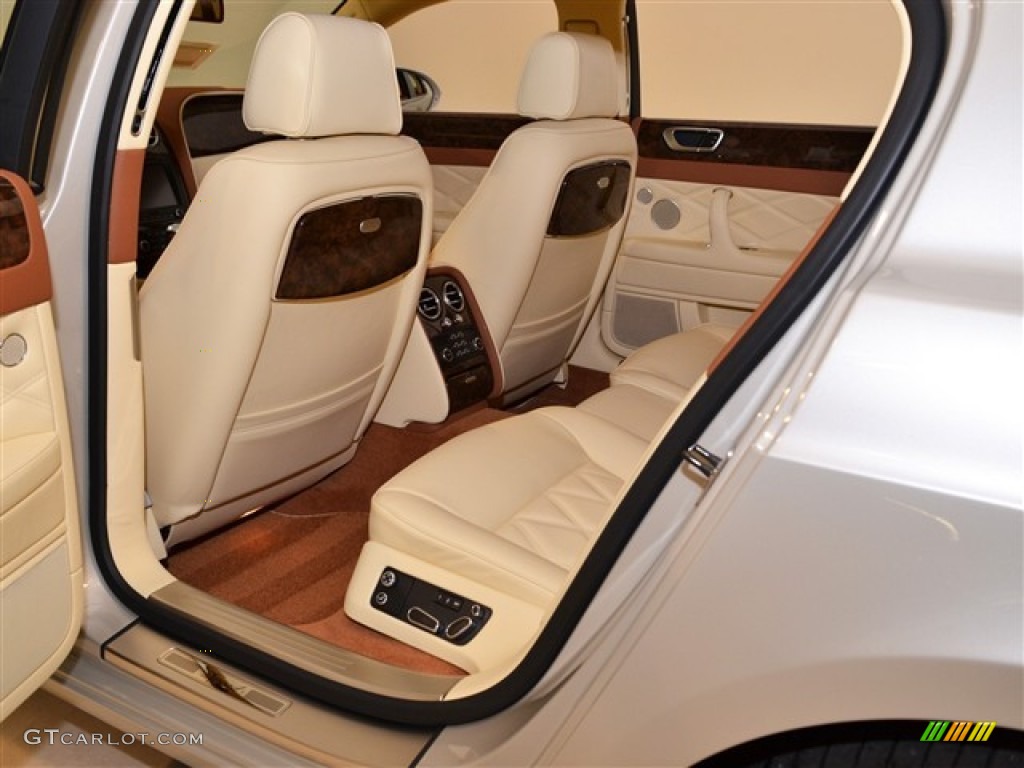 Magnolia/Saddle Interior 2012 Bentley Continental Flying Spur Speed Photo #55010813