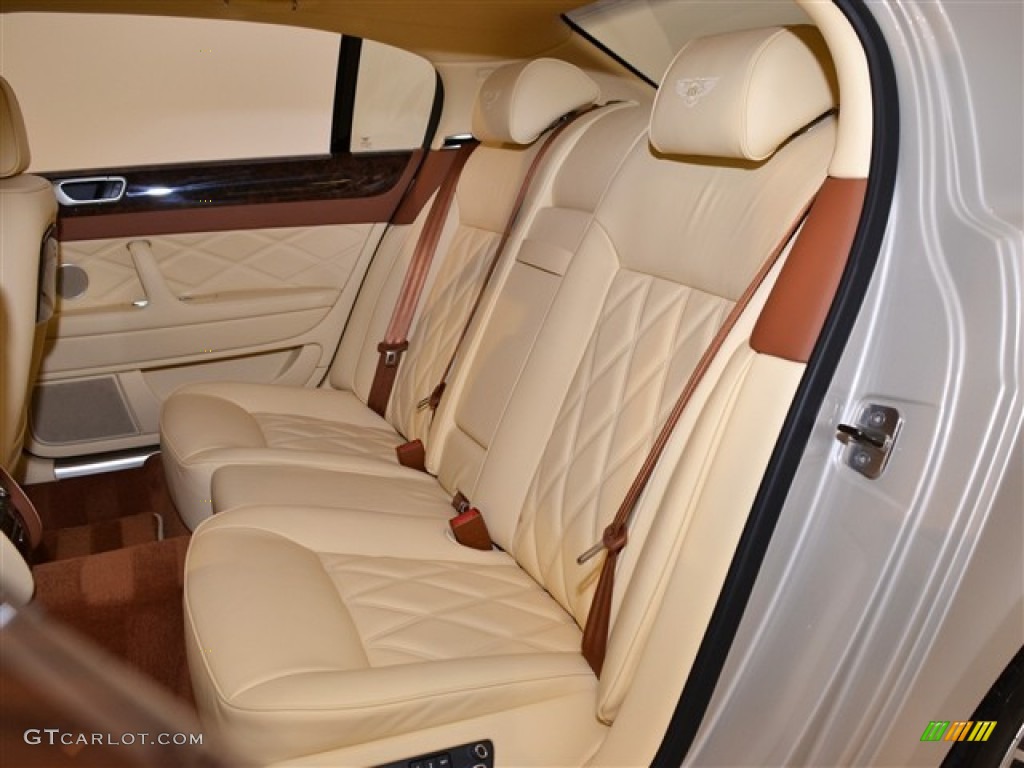 Magnolia/Saddle Interior 2012 Bentley Continental Flying Spur Speed Photo #55010825