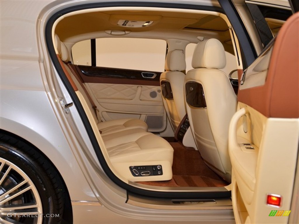 Magnolia/Saddle Interior 2012 Bentley Continental Flying Spur Speed Photo #55010834