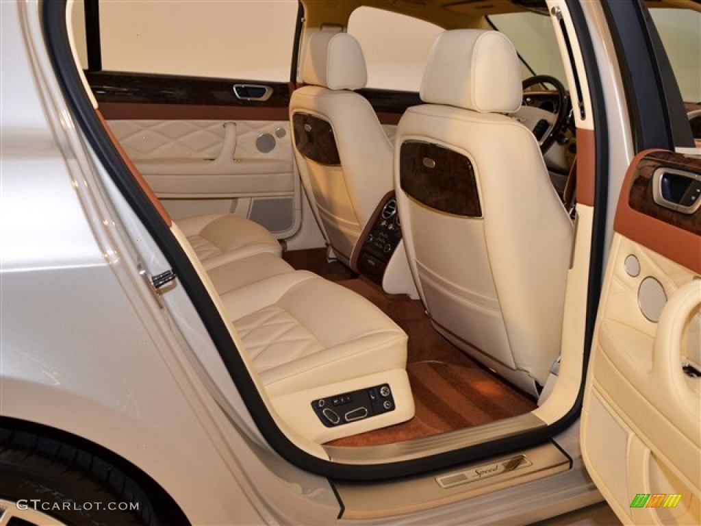 Magnolia/Saddle Interior 2012 Bentley Continental Flying Spur Speed Photo #55010843
