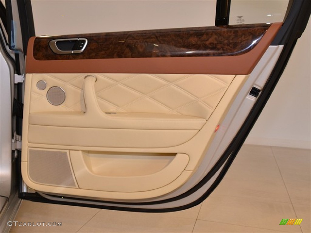 2012 Continental Flying Spur Speed - White Sand / Magnolia/Saddle photo #25