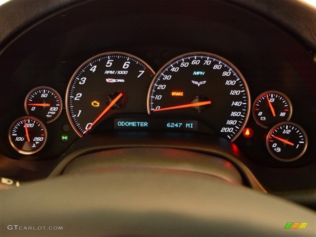 2008 Chevrolet Corvette Z06 Gauges Photo #55011014