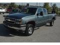 2006 Blue Granite Metallic Chevrolet Silverado 2500HD LT Extended Cab 4x4  photo #46