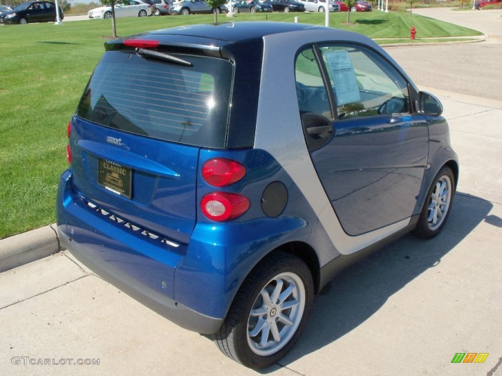 Blue Metallic 2008 Smart fortwo pure coupe Exterior Photo #55012088