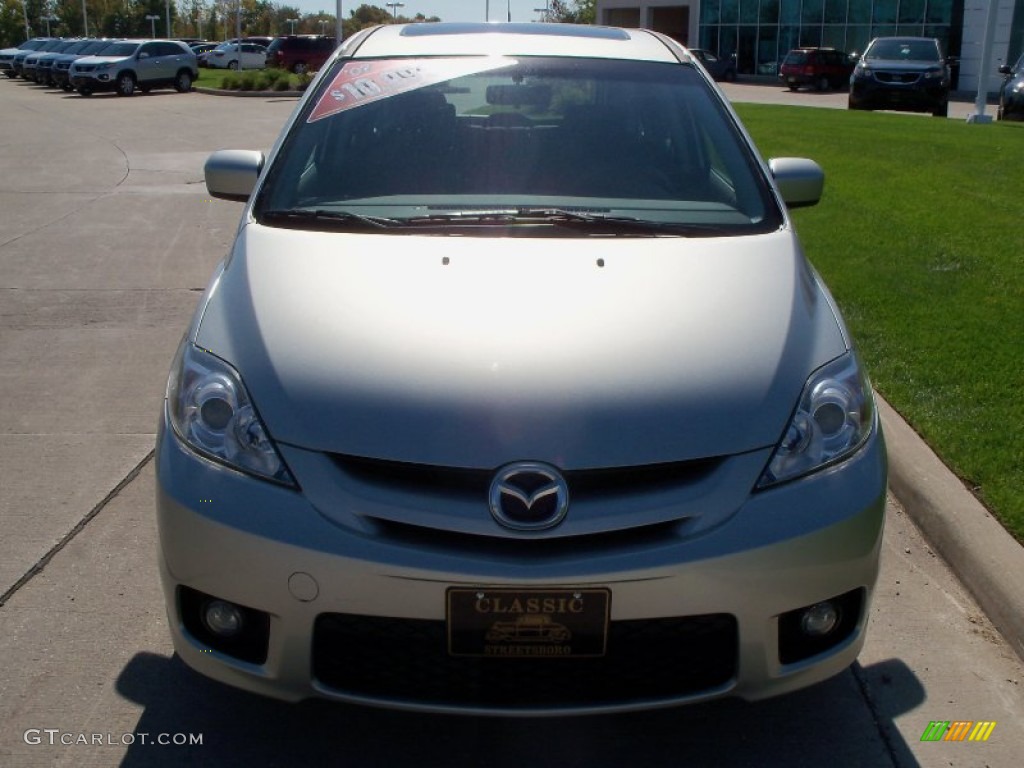 2007 MAZDA5 Touring - True Silver Metallic / Black photo #2