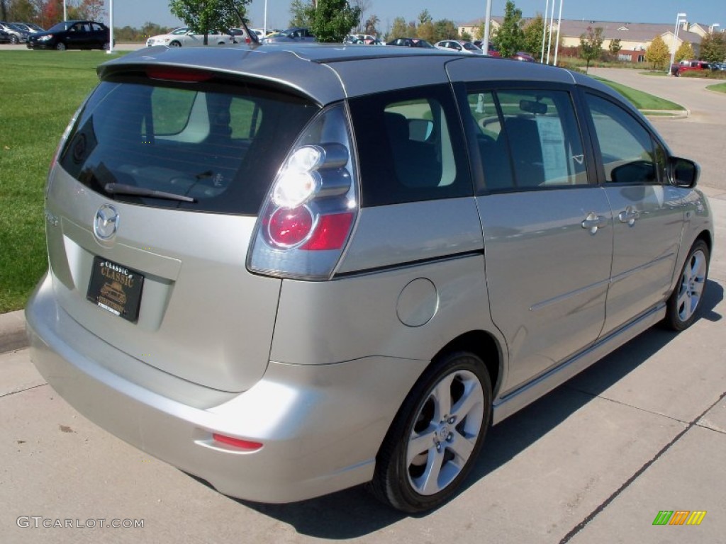 2007 MAZDA5 Touring - True Silver Metallic / Black photo #4