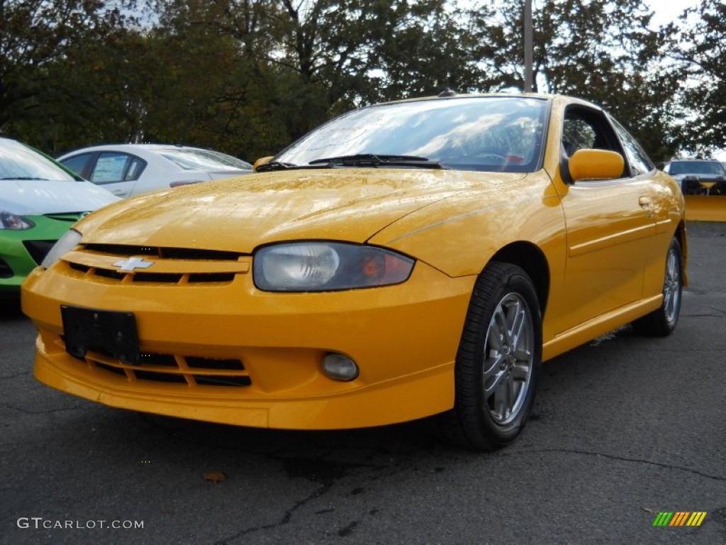 Yellow 2003 Chevrolet Cavalier LS Sport Coupe Exterior Photo #55012422