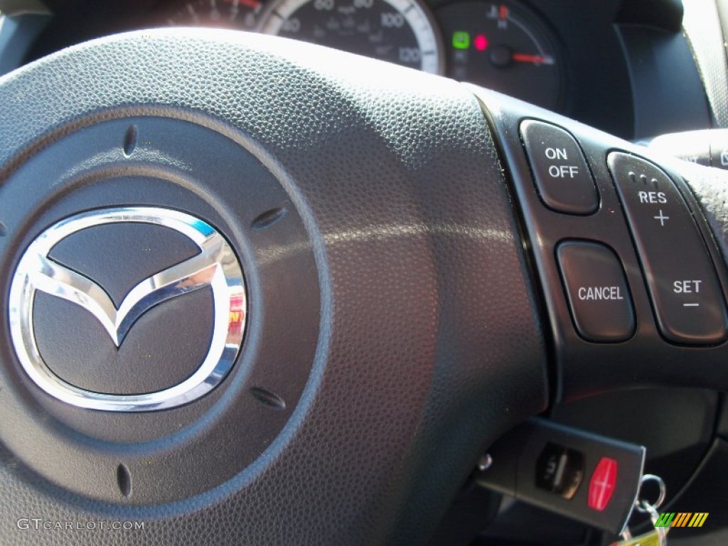 2007 MAZDA5 Touring - True Silver Metallic / Black photo #14