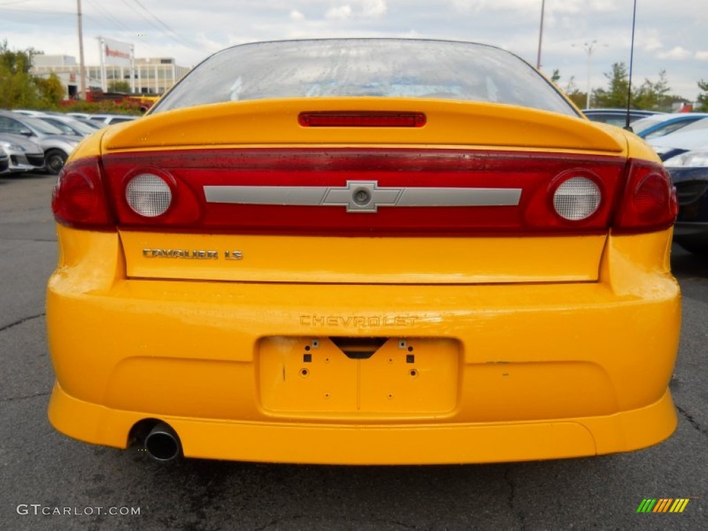 Yellow 2003 Chevrolet Cavalier LS Sport Coupe Exterior Photo #55012443