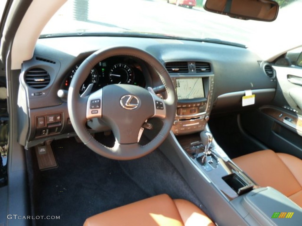 Saddle Tan Interior 2011 Lexus IS 250C Convertible Photo #55014443