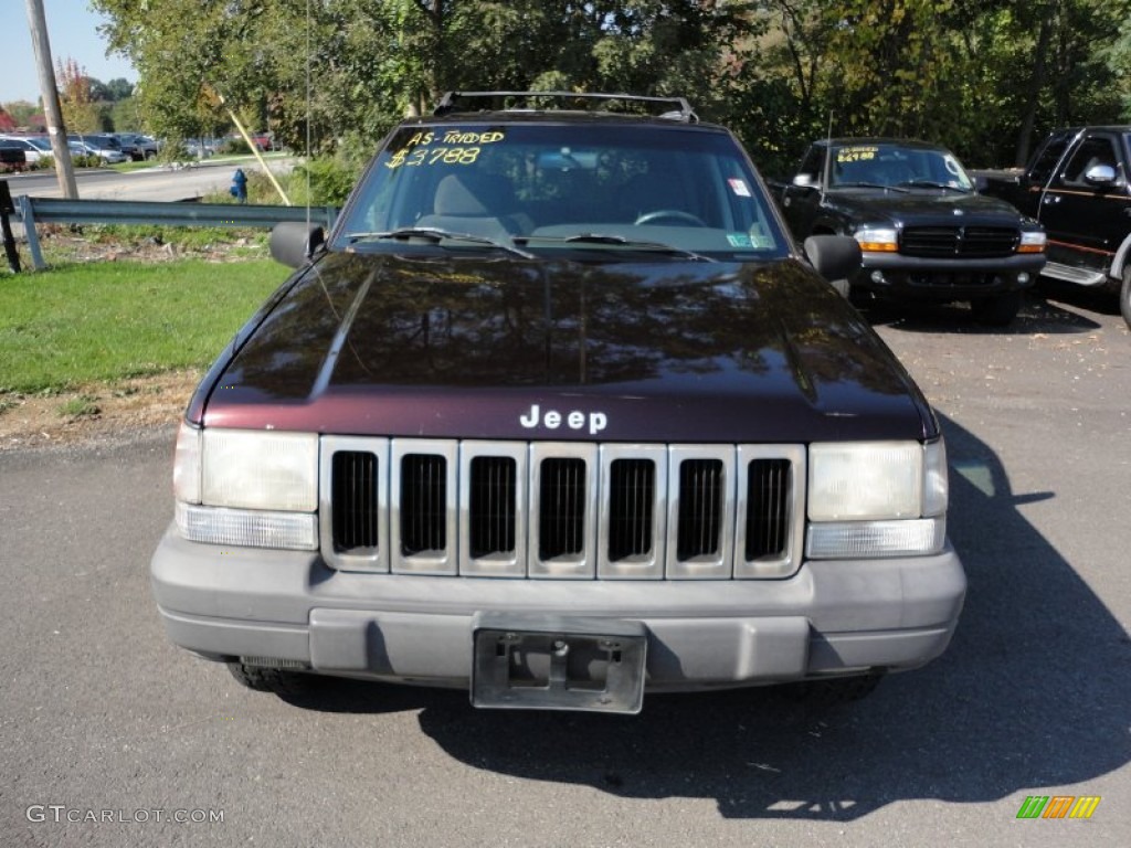 1997 Grand Cherokee Laredo 4x4 - Dark Rosewood Pearl / Agate Black photo #2
